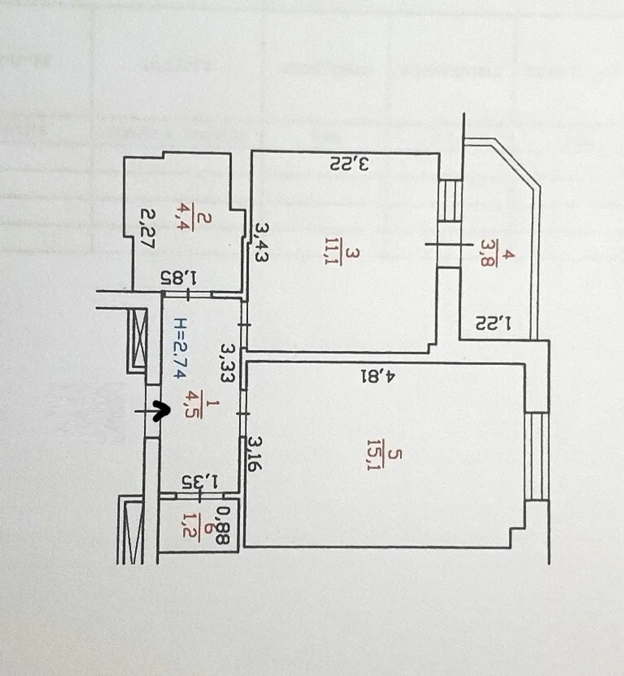 Продажа жилая квартира улица Витянская, д.2